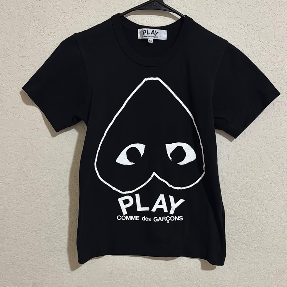 Comme des Garçons Play Black Crewneck Tee